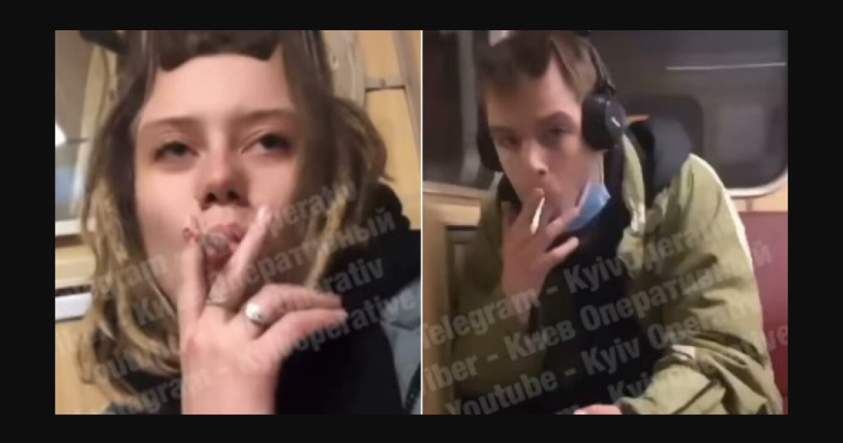 Локдаун в Киеве: подростки устроили опасные развлечения в вагоне метро (видео)