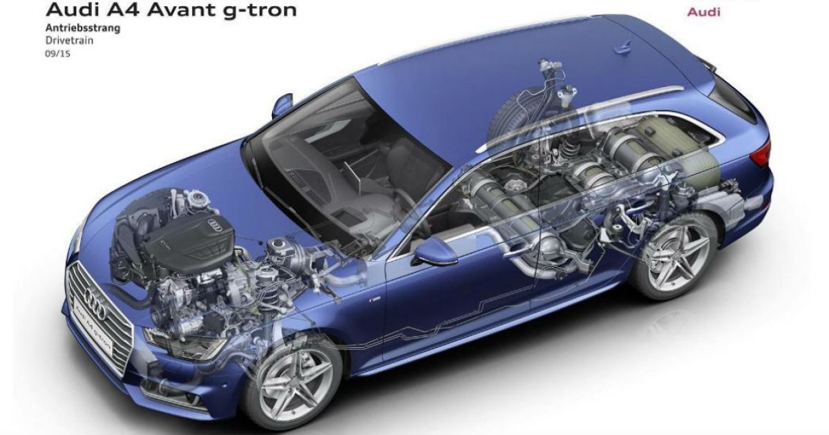 Audi показала работу "газового" универсала A4 Avant g-tron