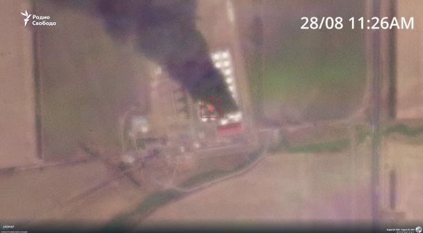 Пожар на нефтебазе РФ / © Радио Свобода