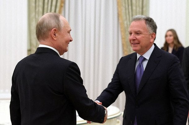 Владимир Путин и Стив Уиткофф на встрече в Москве 22 января / © Getty Images