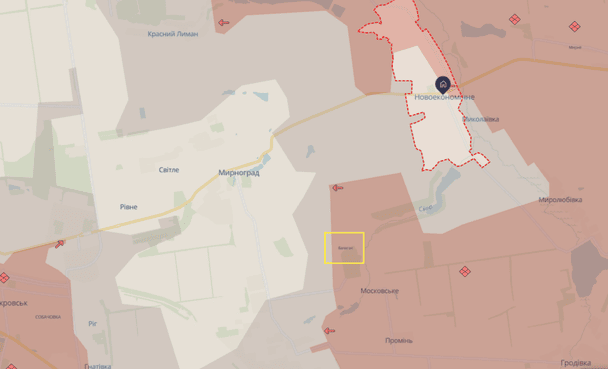 Росіяни окупували н.п. Балаган. Джерело: DeepState