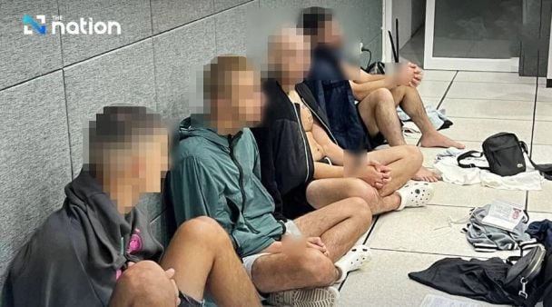 Задержанные по подозрению в ограблении/Фото: The Nation