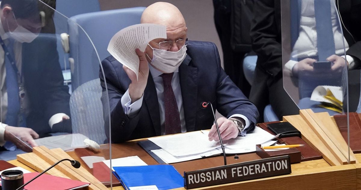 Міфічна загроза: представник РФ в ООН використав слова Зеленського для виправдання агресії Росії