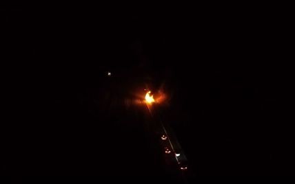 В Польше посреди ночи на трассе сгорел автобус, который вез 70 украинцев в Прагу