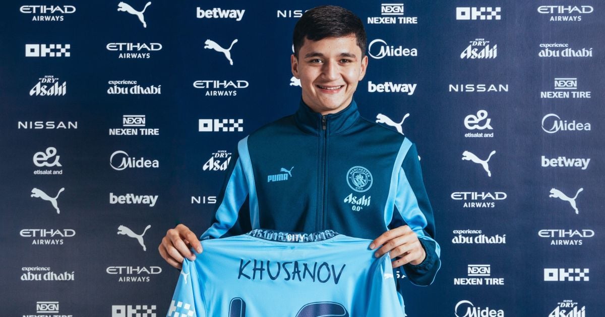 Абдукодір Хусанов / Фото: x.com/ManCity