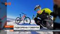 Житель Ивано-Франковска на велосипеде отправился на заснеженную Говерлу