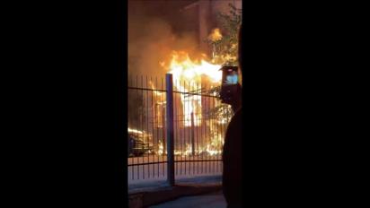 У Києві спалахнула пожежа