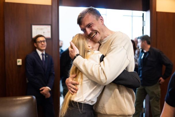 Денис Прокопенко и его супруга Екатерина.
