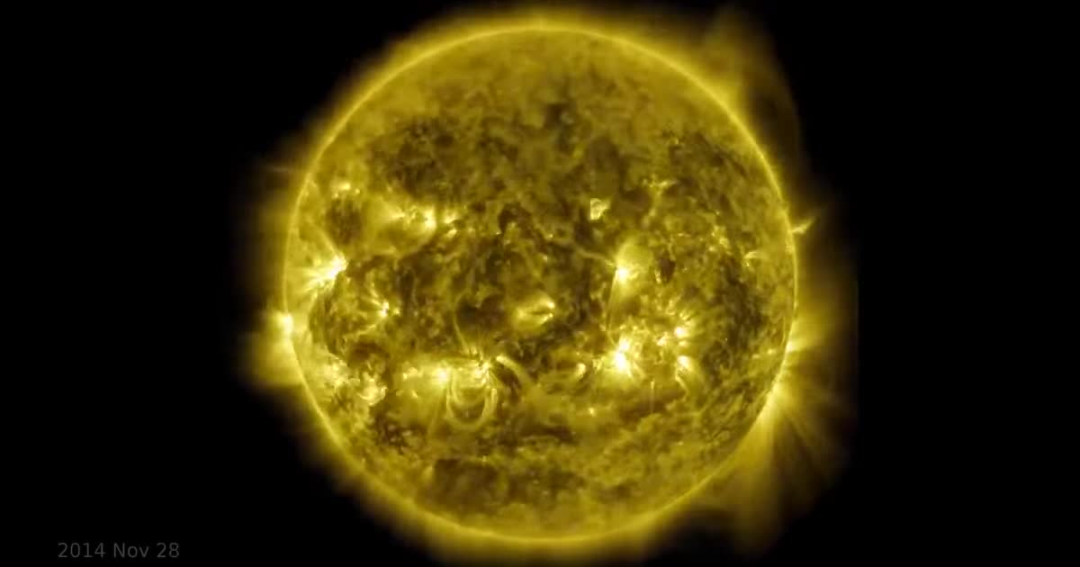 NASA выпустило волшебное видео десяти лет из жизни Солнца
