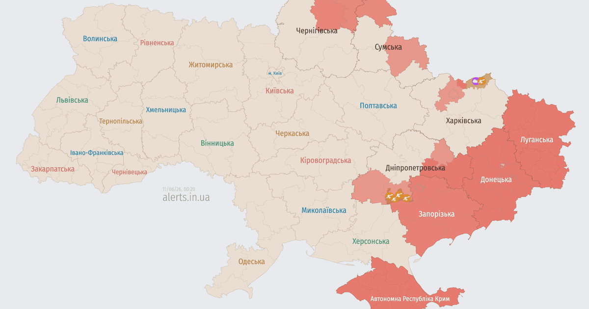 Мапа тривог