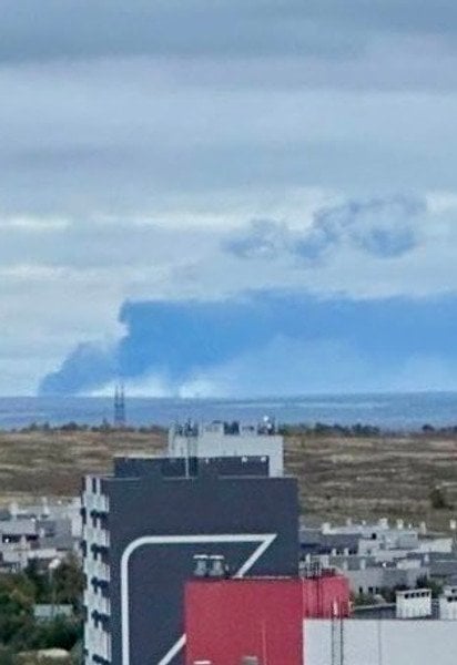 Дым в Самаре после атаки 2 октября