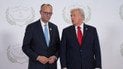 Канцлер Німеччини Фрідріх Мерц та президент США Дональд Трамп