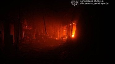 Атака на Запоріжжя_1 / © Очільник Запорізької ОВА Іван Федоров