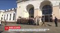 В Кропивницкому реконструировали приезд в город сечевых стрельцов в 1918 году