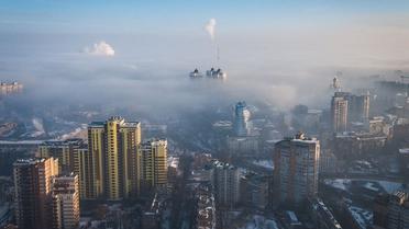 Дымка в Киеве, фото Максима Кудимця / © facebook.com/Максим Кудимец
