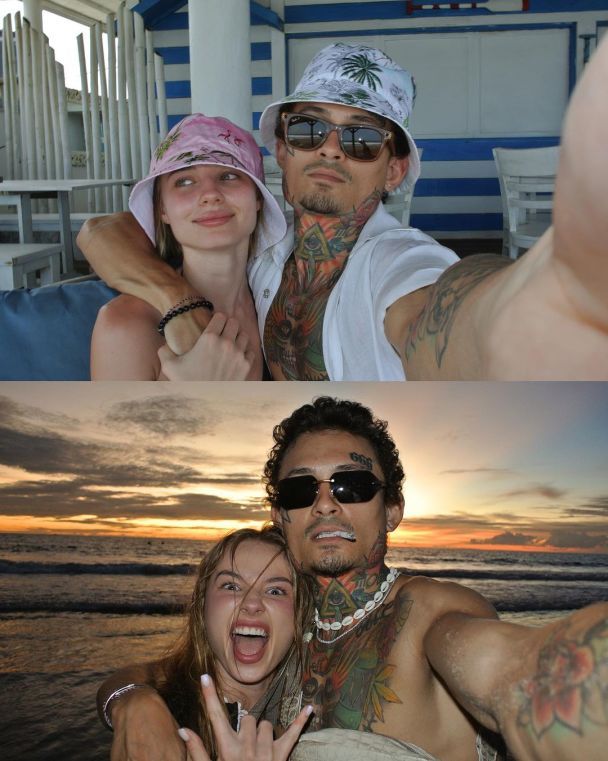 Лиза Василенко и Моргенштерн / © instagram.com/morgen_shtern