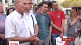 В Кировограде 50 предпринимателей протестовали против обязательной установки кассовых аппаратов