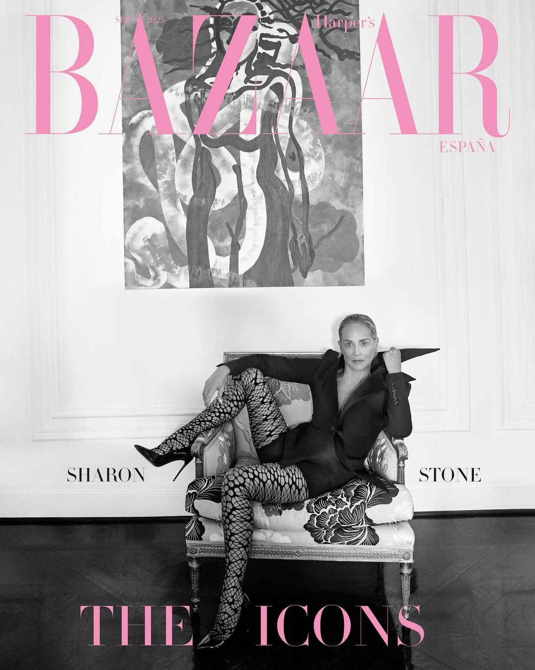 Француз журналындағы жалаңаш Шарон Стоун