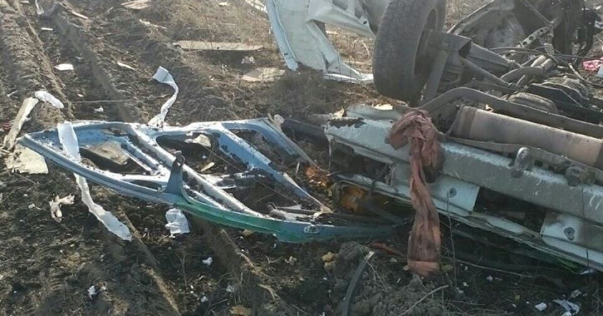 Авто превратилось в груду металла / © facebook.com/Вячеслав Аброськин