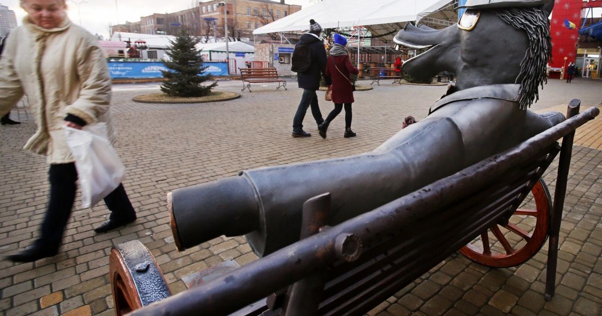 У Києві з&#039;явилися нові чудернацькі скульптури / © УНІАН