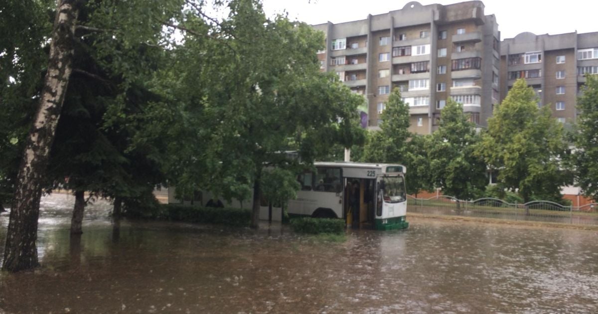 негода у Луцьку_1 / © facebook/oleksii.kusner