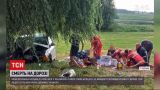 Новини України: на Волині водій на швидкості увігнався у дерево, 3 людей загинуло