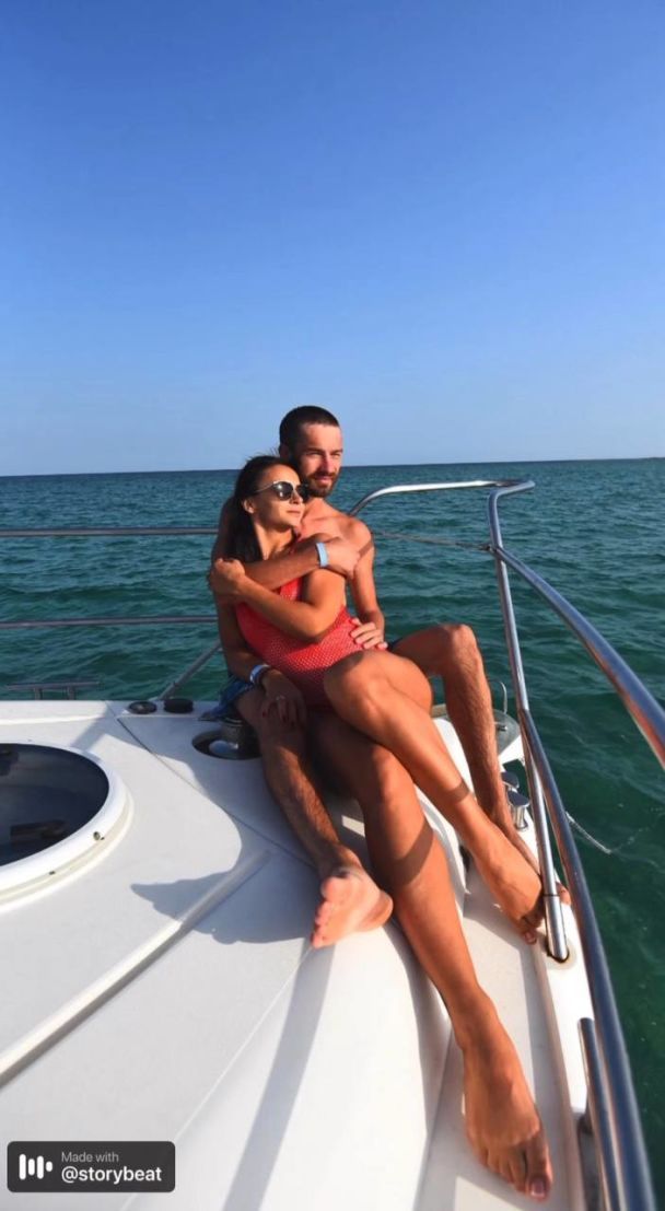 Илона Гвоздева с мужем / © instagram.com/ilonagvozdeva