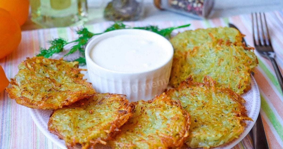 Классические драники без яиц и муки