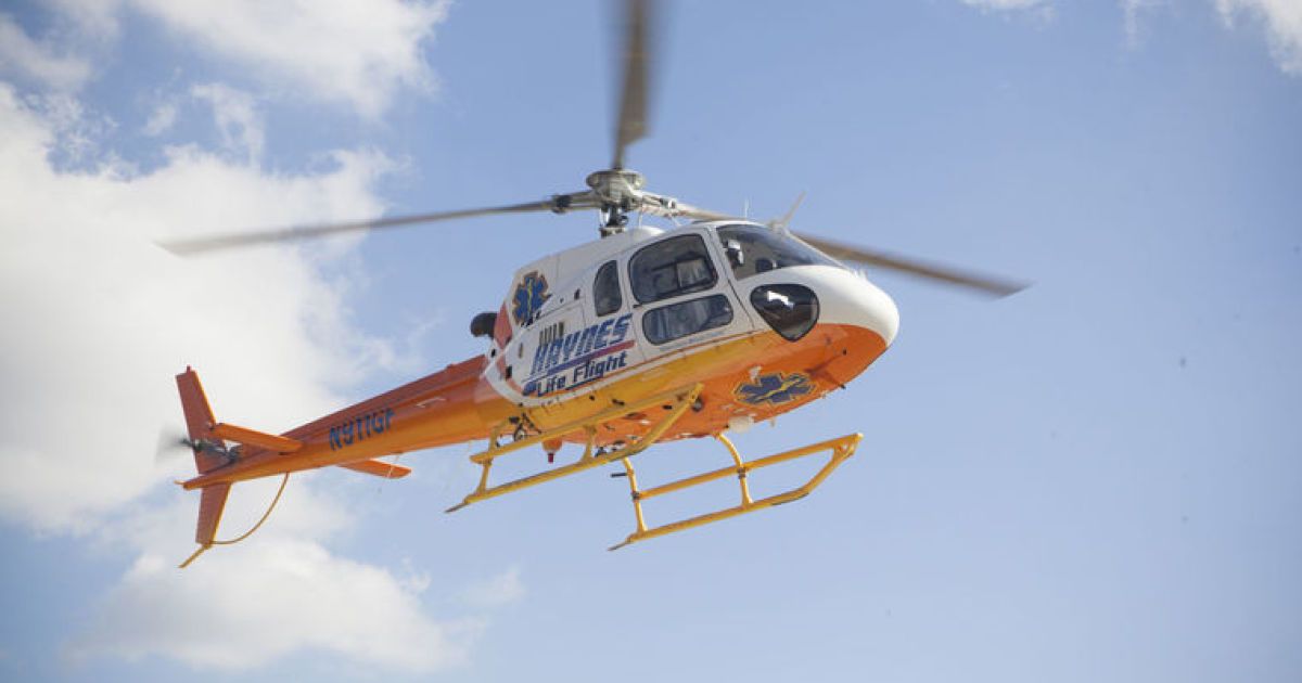 В США в страшной аварии разбился медицинский вертолет