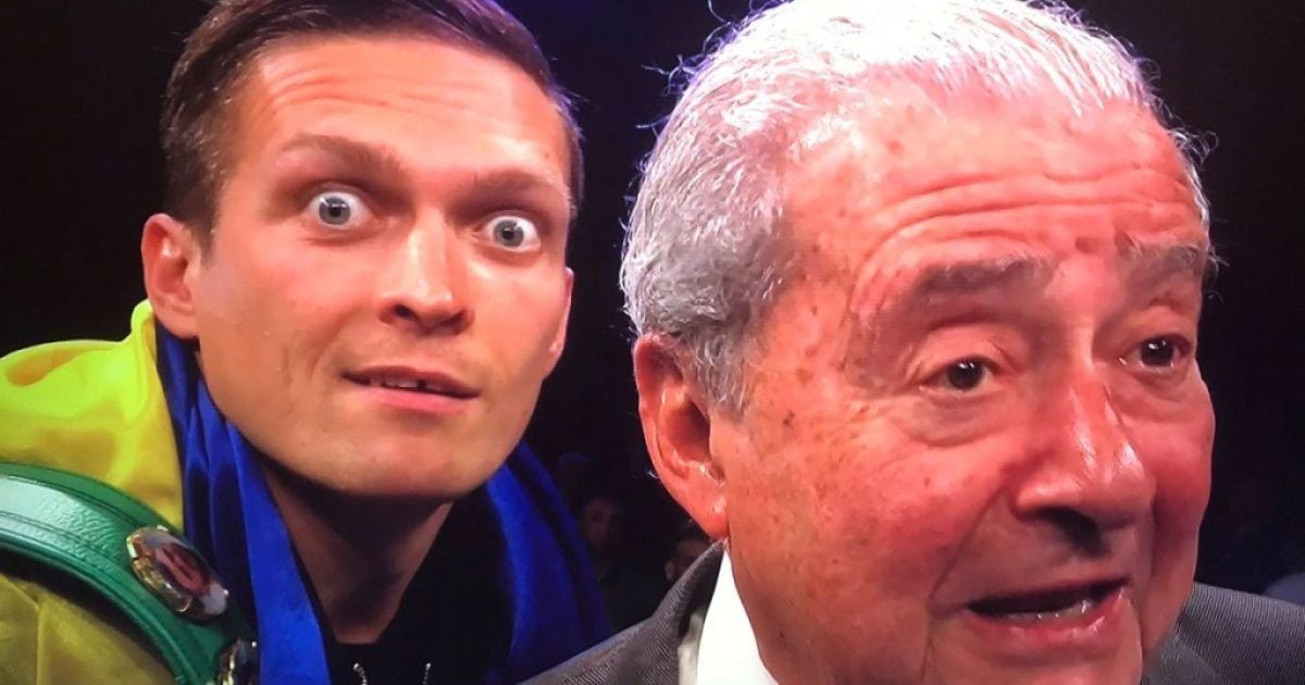Александр Усик и Боб Арум/Twitter