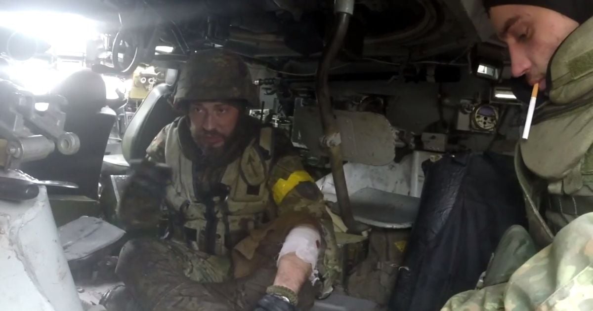 Появилось видео напряженных боев за Саханку