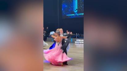 12-річна донька Лілії Ребрик вперше взяла участь у танцювальних змаганнях у Лондоні