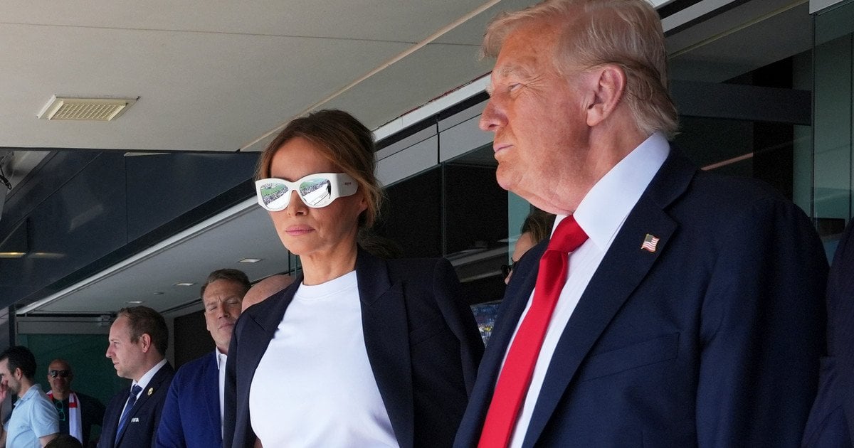 Мелания и Дональд Трамп