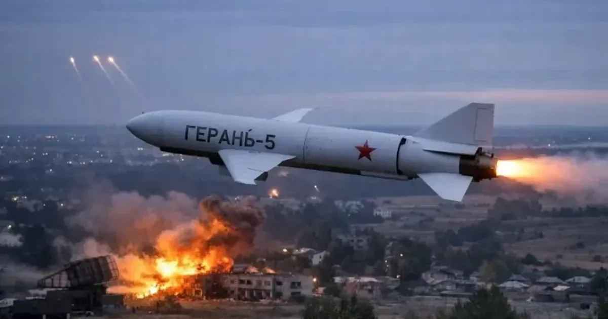 Нова російська крилата ракета "Герань-5".Фото: karpaty.net.ua