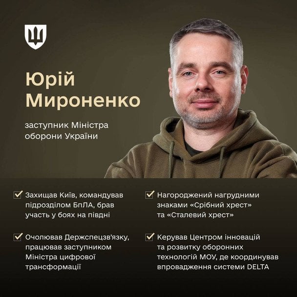 Майор Юрій Мироненко / © Telegram/Денис Шмигаль