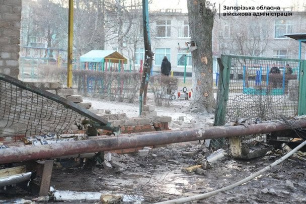 Російський обстріл Запоріжжя / © Очільник Запорізької ОВА Іван Федоров