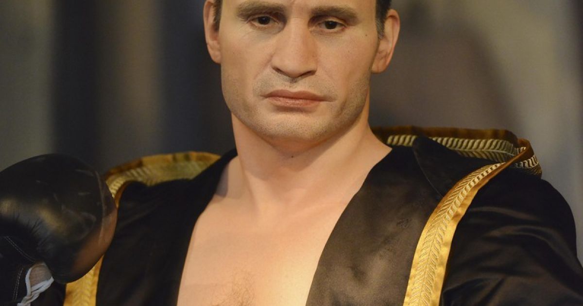 Восковий Віталій Кличко у музеї Гамбурга