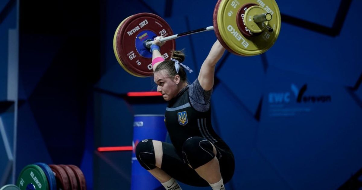 The Ukrainian weightlifter became the absolute vice-champion of Europe ...