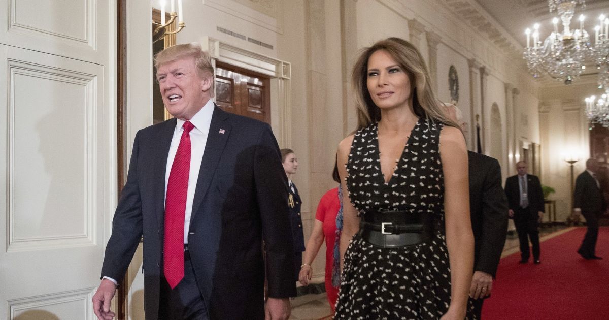 Мелания Трамп и Дональд Трамп
