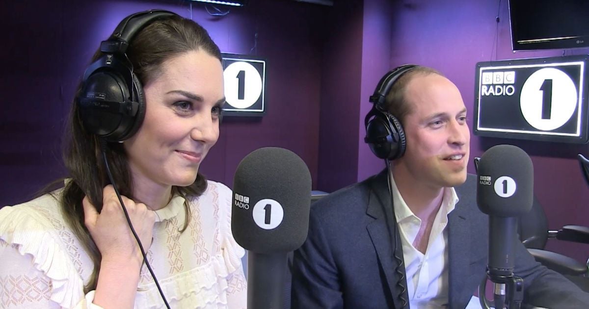 Герцогиня Кембриджская и принц Уильям на радио&nbsp; BBC Radio 1