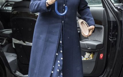В синем наряде и светлых туфлях-лодочках: герцогиня Корнуольская продемонстрировала элегантный образ
