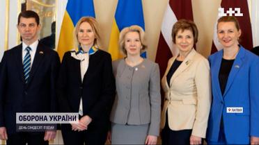 Олена Кондратюк назвала підтримку Латвії прикладом сміливості та солідарності