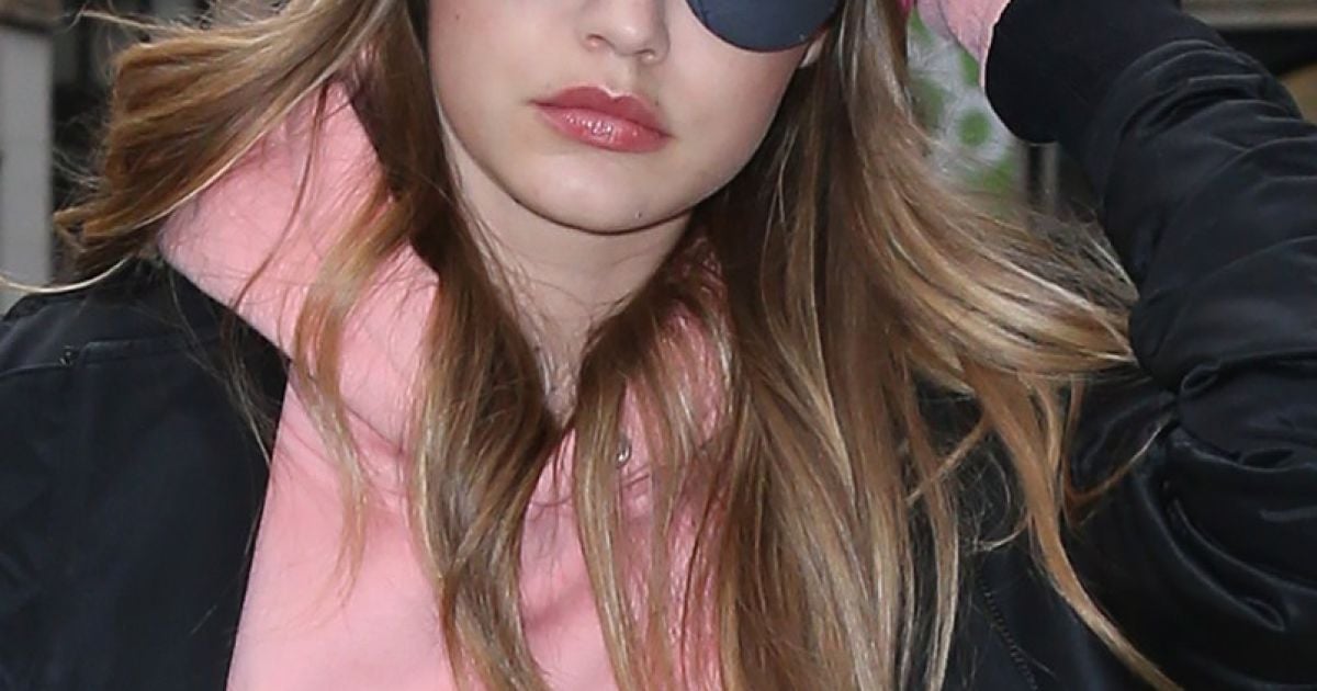 Джиджи Хадид в Нью-Йорке