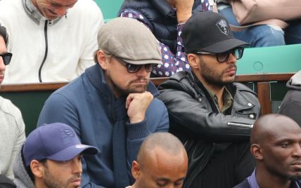 Заскучал: Лео Ди Каприо чуть не уснул на теннисном турнире