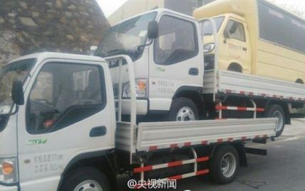В Китае водитель грузовика удивил местную полицию