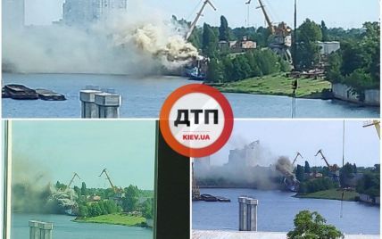 В Киеве произошло возгорание на заводе "Кузница на Рыбацком"
