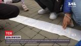 День учителя: в столице ученики написали поздравления на 60 метров листов