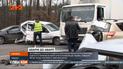 Масштабні трощі неподалік Києва: на Новоірпінській трасі сталося одразу дві ДТП