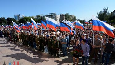 Площа вбитого Захарченка у Донецьку_4 / © Донецкое агенство новостей