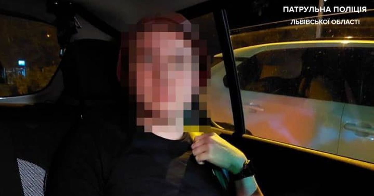 Погоня у Львові_1 / © www.facebook.com/Патрульная полиция Львовской области